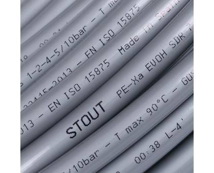 Труба из сшитого полиэтилена Stout PEX-a 16х2.2 (SPX-0001-241622)